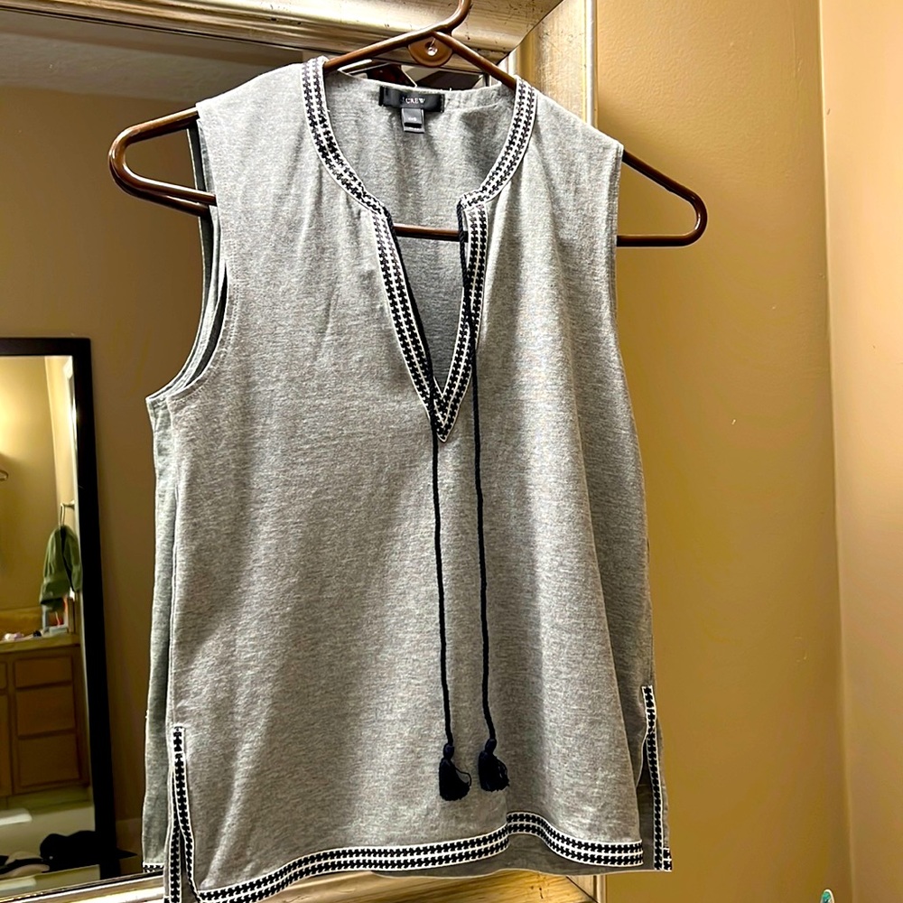 J Crew womens sleeveless top XXS